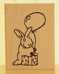 画像1: ウサギと風船とプレゼント