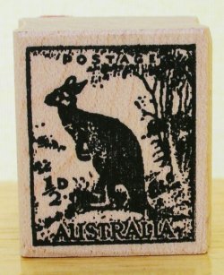 画像1: カンガルー　オーストラリア　切手