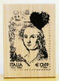 イタリア切手のコラージュ